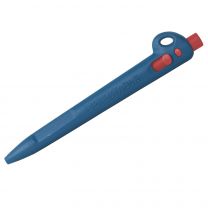 Detectable Elephant Retractable Pens - Cryo Ink (Pack of 50) - Black Ink, Blue Housing, Lanyard