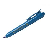 Detectable Retractable Whiteboard Marker - Blue - Chisel Tip (Pack of 10)